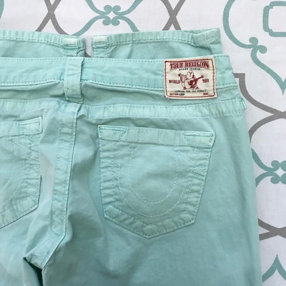 True Religion Denim - 💙👖CUTE! TRUE RELIGION LIZZY CROP👖💙28 5/6 23.5”